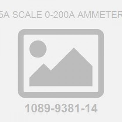 5A Scale 0-200A Ammeter